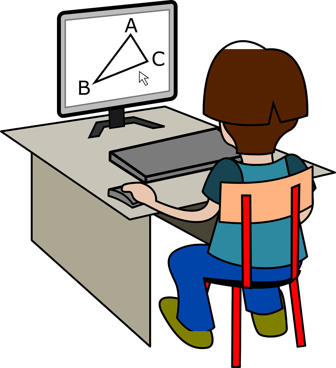 computer research clipart