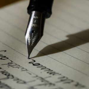 writing, write, fountain pen