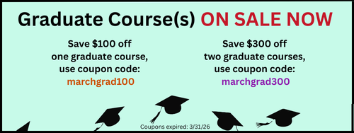 graduate classes on sale march 2026